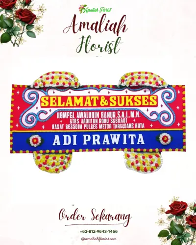 Karangan Bunga Ucapan Selamat di Bojongslawi